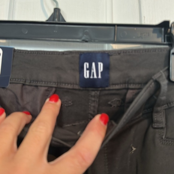 NWT Gap Super Strechy skinny charcoal pants size 10 - Picture 4 of 7